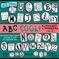 Cool Alphabet letters for a magazine cut-out collage look by DJ Inkers