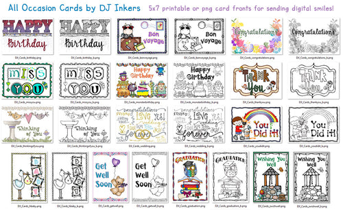 All Occasion Card Collection - Digital and Printable Greetings
