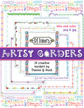 Artsy Borders Clip Art Download