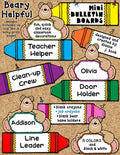 Beary Helpful - Job Assignment Bulletin Board and Labels Kit