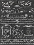 Chalkboard clip art borders, banners, frames & sayings by DJ Inkers
