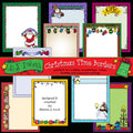 10 darling clip art borders for Christmas by DJ Inkers