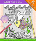 Color the Sea Printable Download