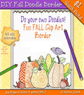 Do Your Own Zen-Doodle Fall Border