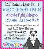 DJ Basic Fonts Collection - 5 Font Bundle
