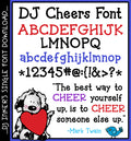 Cheers to a bold and charming serif font by DJ Inkers