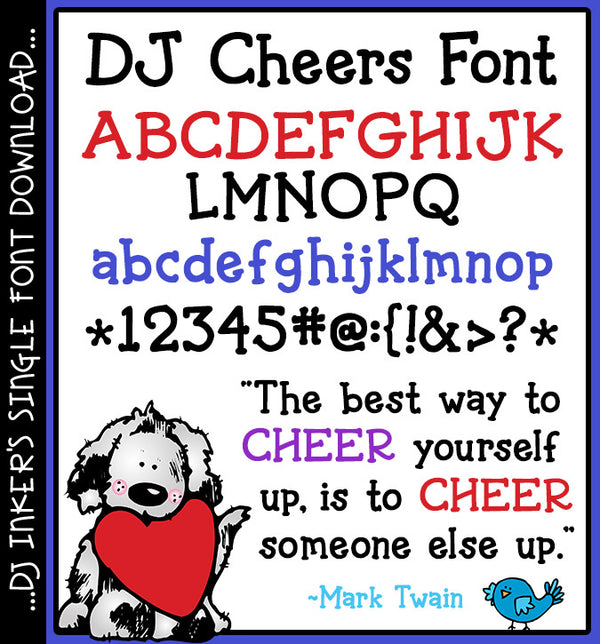 Cheers to a bold and charming serif font by DJ Inkers