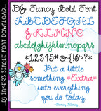 A bold and fancy script font for special occasions by DJ Inkers