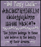 DJ Chalk Fonts Collection Download