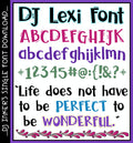 Have some fun with this bold and playful font by DJ Inkers