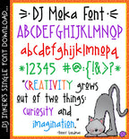 Spice up your projects with our playful DJ Moka font -DJ Inkers