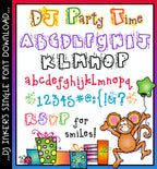 DJ Party Time Font Download
