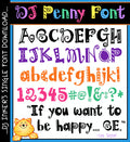 DJ Penny is a bold, playful font with hand drawn lettering by DJ Inkers