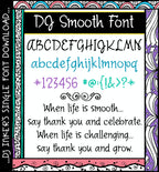 Your projects will look smooth and classy with this hand-drawn font by DJ Inkers