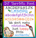 A terrific serif font with a touch of bounce and whimsy by DJ Inkers