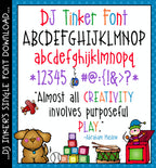 DJ Inkers' Tinker font offers simple and playful text for your creations