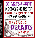 DJ Artsy Font Download