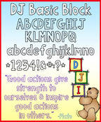 DJ Fonts For Teachers Download
