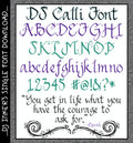 Add a touch of class to your headlines with this calligraphy font by DJ Inkers