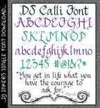 Add a touch of class to your headlines with this calligraphy font by DJ Inkers