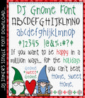Type-up a smile for your gnome sweet gnome with this font by DJ Inkers