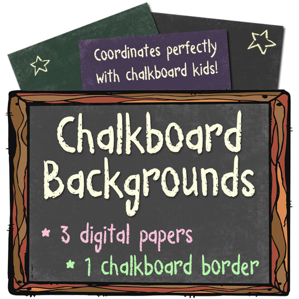 Chalkboard Backgrounds and Frame Download