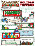 Holiday Toppers Clip Art Download