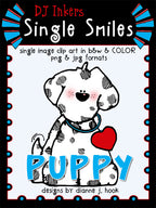 Puppy Dog Clip Art Single Smiles Image