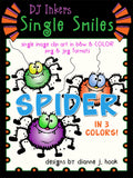 Spider Clip Art - Single Smiles Image Download