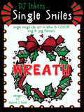 Wreath Clip Art - Single Smiles Image