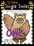 Cute owl clip art for fall, school projects, reminders, wise quotes and more
