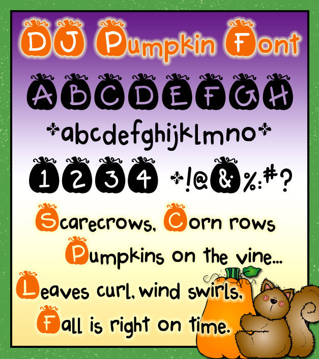 DJ Fall Fonts Collection - 3 Font Bundle