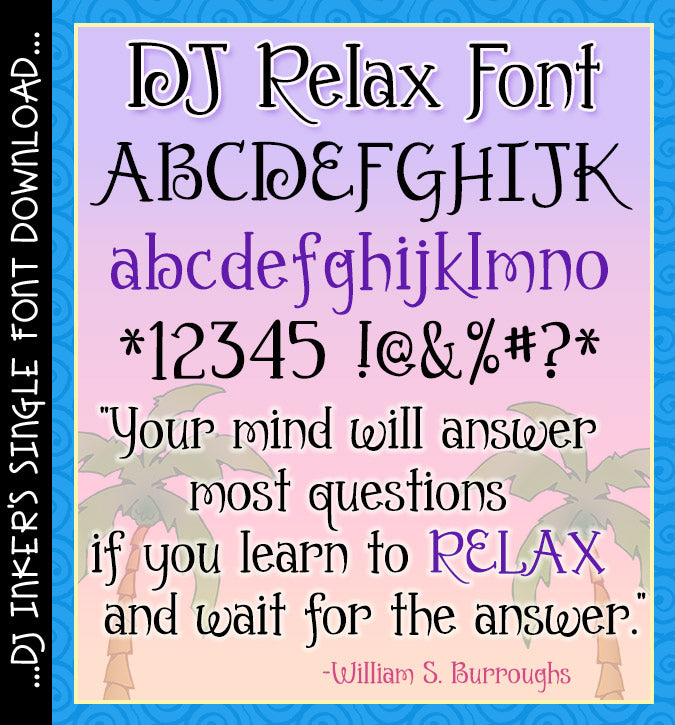 DJ Summertime Fonts Collection - 3 Fonts for Summer
