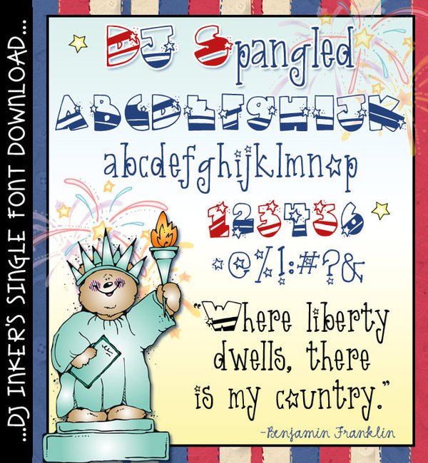 DJ Spangled Font Download