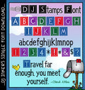 DJ Stamps Font Download