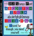 DJ Stamps Font Download