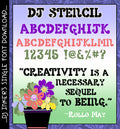 DJ Stencil Font Download
