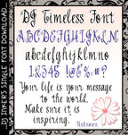 DJ Timeless Font Download