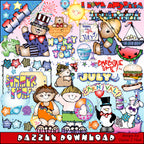 Dazzle Daze Clip Art Collection - 12 Month Bundle