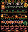 Give your clip art projects a southwest smile with a hot Desert Border by DJ Inkers