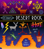 Desert Rock - petroglpyhs and Southwest smiles by DJ Inkers