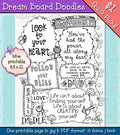 Dream Board Doodles Printable Download