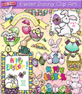 Easter Bunny Springtime Clip Art Download