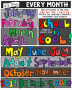 Every Month Clip Art Download