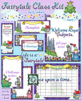Fairytale Classroom theme kit with clip art by DJ Inkers