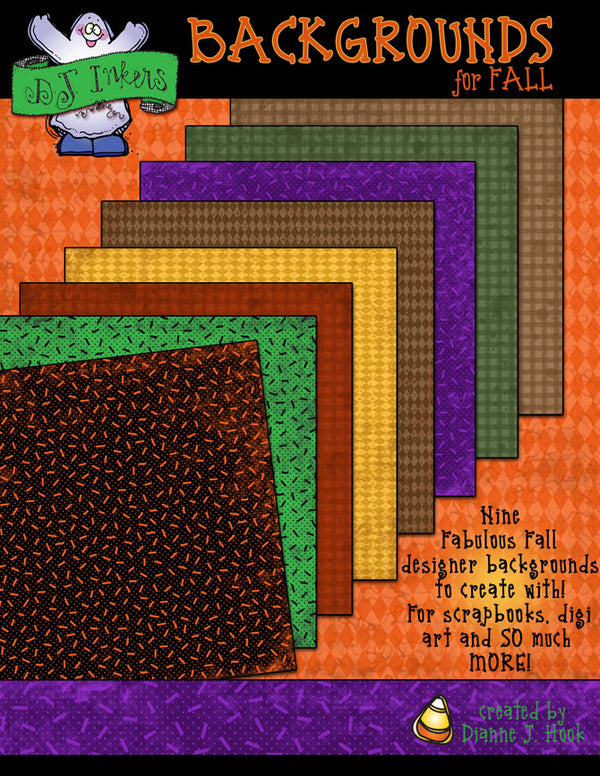 Fall Backgrounds Digital Download