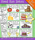 Food Fun Lunch Box Jokes for Kids by DJ Inkers