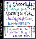 DJ Freestyle Brush Font Download