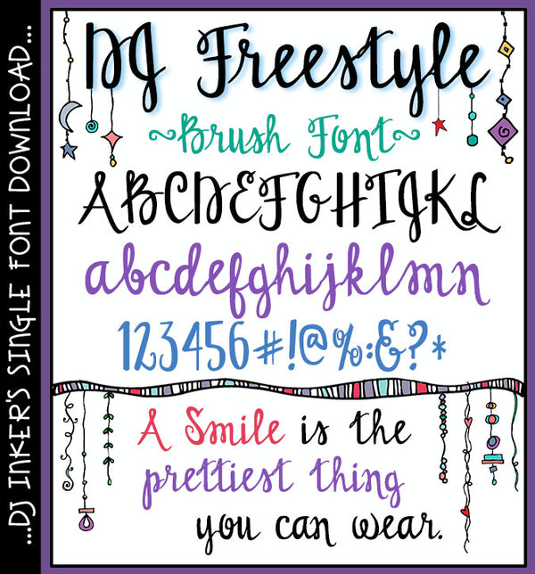 DJ Freestyle Brush Font Download