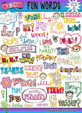 Clip art words and sayings for FUN with friends created by DJ Inkers